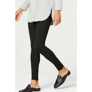 J. Jill ponte slim leg houndstooth pants size M